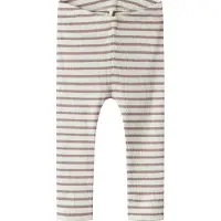 Name it Leggings - Rib - Nej - NbnBani - Elderberry - - 6 år (116) - Leggings