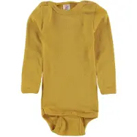 Engel Body l/ä - Ull/Silke - Saffran - - 62/68 - Body L/Ä