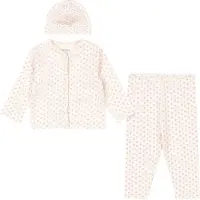 Fanga Fontana Set - Cardigan/Leggings/Mössa - Bello - Punto Rosa - - 12 mån - Cardigan