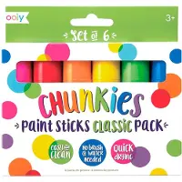 Kolorowe Baloniki Jumbo Tuschpennor - Chunkies Paint Sticks - 6 st. - Flerfär - - One Size - Tusch