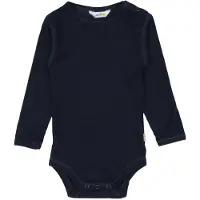 Joha Body - Ull - l/ä - Marinblå - - 70 - Body L/Ä