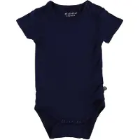 Minymo Body k/ä - Bambu - Marinblå - - 56 - Body K/Ä