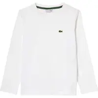 Lacoste Tröja - Vit m. Logo - - 5 år (110) - Tröja