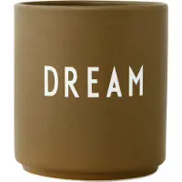 Design Letters Mugg - Favourite - Dream - Olive - - One Size - Mugg