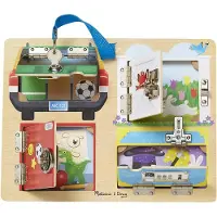Melissa & Doug Leksaker - Aktivitetstavla Lock Anka Spärr - - One Size - Aktivitetsleksaker