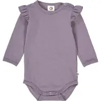 Müsli Body l/ä - Cozy Mig Frill - Lilac Dimma - - 74 - Body L/Ä