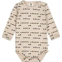 Müsli Body l/ä - Train - Oak/Rot/Deep Green - - 1 år (80) - Body L/Ä