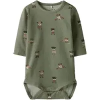 Name it Body l/ä - NbmTusher - Shadow m. Tryck - - 50 - Body L/Ä