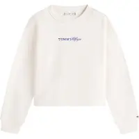 Tommy Hilfiger Sweatshirt - Glitter - Forntida White - - 6 år (116) - Sweatshirt