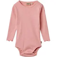 Wheat Body l/ä - Rib - Regitze - Rose - - 56 - Body L/Ä
