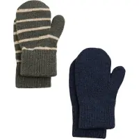 CeLaVi Vantar - Ull/Nylon - 2-pack - Glöggad basilika - - 1-2 år (80-92) - Vantar