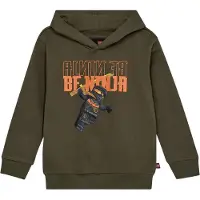 Lego Wear LEGO Ninjago Hoodie - LwSaku 701 - Militärgrön - - 12 år (152) - Hoodie