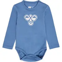 Hummel Body l/ä - hmlMini - Holländska Blue m. Logo - - 62 - Body L/Ä