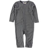 Joha Onesie - Ull/Silke - Mörkgrå - - 100 - Onesie