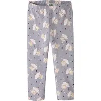 Name it Leggings - Sweatshirt - NmfDavina - Lavender Grå/Balleri - - 2 år (92) - Leggings