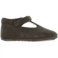Bisgaard Ballerina Inneskor - Blomning - Dark Brown - - 22 - Innerskor