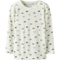 Name it Tröja - Ull - Rib - Noos - NmmWang - Snow White/Small un - - 4 år (104) - Tröja
