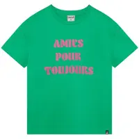 Indian blue jeans T-shirt - Vid passform - Enkel Green - - 10 år (140) - T-shirt