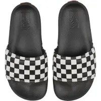 Vans Strandsandaler - La Costa Slide - Schackbräde - Sant White/ - - 39 - Strandsandal