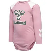 Hummel Body l/ä - hmlDevon - Zephyr - - 1 år (80) - Body L/Ä