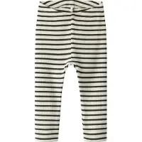 Name it Leggings 'NBNBani' mörkbrun / vit