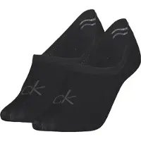Calvin Klein 2 Pack Soft Combed Cotton Invisible Socks