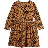 Mini Rodini Klänning - Basic - Leopard - - 80/86 - Klänning