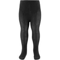 MP Strumpbyxor - Ull - Rib - Svart - - 160 - Strumpbyxor