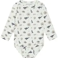 Minymo Body l/ä - AOP - White Pepper - - 62 - Body L/Ä