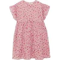 Creamie Klänning - Flower Dobby - Rose Smoke - - 8 år (128) - Klänning