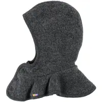 Joha Balaklava - Ull/Bomull - Dubbel - Mörkgrå - - 41 cm - Balaklava - Dubbel