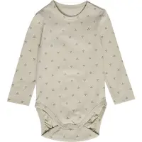 Hummel Body l/ä - HmlMini Bee - Silver Birch - - 2 år (92) - Body L/Ä