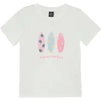 Color Kids T-shirt - Snow White m. Tryck - - 12 år (152) - T-shirt