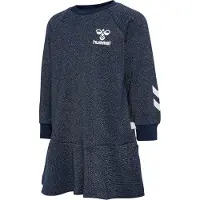 Hummel Klänning - hmlSally - Sargasso Sea m. Silverglitter - - 1½ år (86) - Klänning