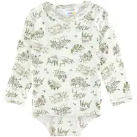 Joha Body l/ä - Ull/Silke - Off White m. Träd - - 100 - Body L/Ä