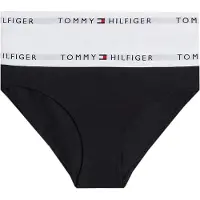 Tommy Hilfiger 2 Pack Signature Repeat Logo Waistband Briefs