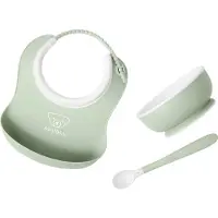 BabyBjörn Middagsset - 3 Delar - Pastellgrön - - One Size - Middagsset