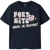 Name it T-shirt - NkmFrans - Marinblå Kavaj/Fortnite - - 13-14 år (158-164) - T-shirt