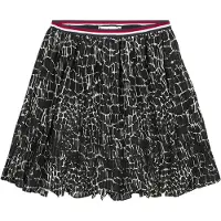 Tommy Hilfiger Kjol - Svart Djurtryck - - 4 år (104) - Kjol