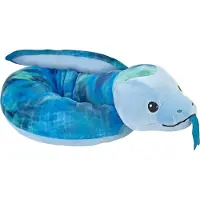 Toys Gosedjur - Mjuk orm - 132 cm - Blå - - One Size - Gosedjur