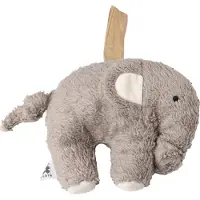 Sebra Gosedjur - Elefant - 14 cm - Grå - - One Size - Gosedjur