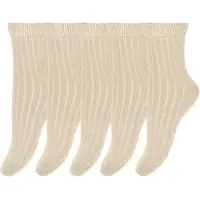 Minipop Strumpor - Bambu - 5-pack - Off White - - 27/30 - Strumpor