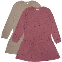 Minymo Klänningar - 2-pack - Apple Smör - - 1½ år (86) - Klänning