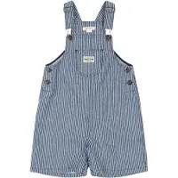 Konges Sløjd Hängselbyxor - Lukas - Blue Stripe - - 2 år (92) - Hängselbyxor