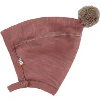 Joha Hjälmmössa - Ull/Bambu - Mörk Rose - - 45 cm - Babyhjälm