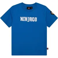 Lego Wear LEGO Ninjago T-shirt - LwTano 613 - Blå m. Text - - 4 år (104) - T-shirt