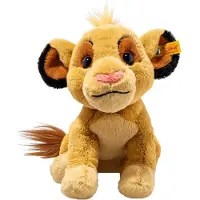 Steiff Gosedjur - 26 cm. - Disney Simba Lejon - Golden Brown - - One Size - Gosedjur