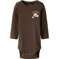 Name it Body l/ä - Rib - NbmDavey - Shoppingväska - - 50 - Body L/Ä