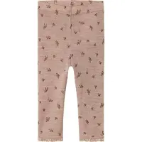 Name it Leggings - Ull - Noos - NbfWang - Shadow Grå/Small flöde - - 50 - Leggings - Ull