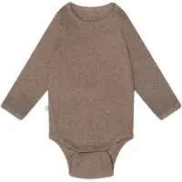 That's Mine Body l/ä - Rib - Petra - Brown Melange - - 62 - Body L/Ä